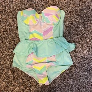 Skirted Anthropologie Swimsuit